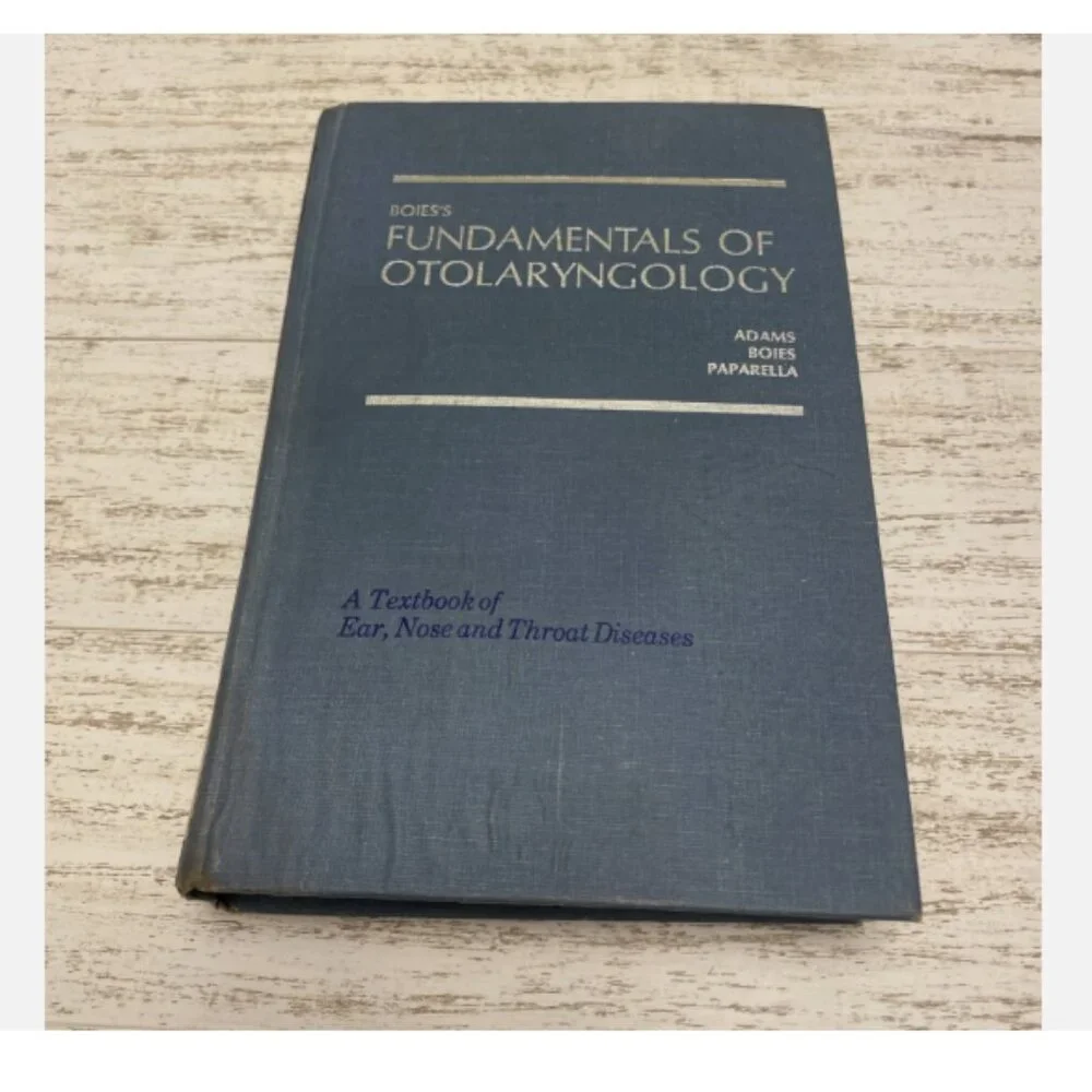 FUNDAMENTALS OF OTOLARYNGOLOGY Boies’s Adams Papaella 1978 Hardcover